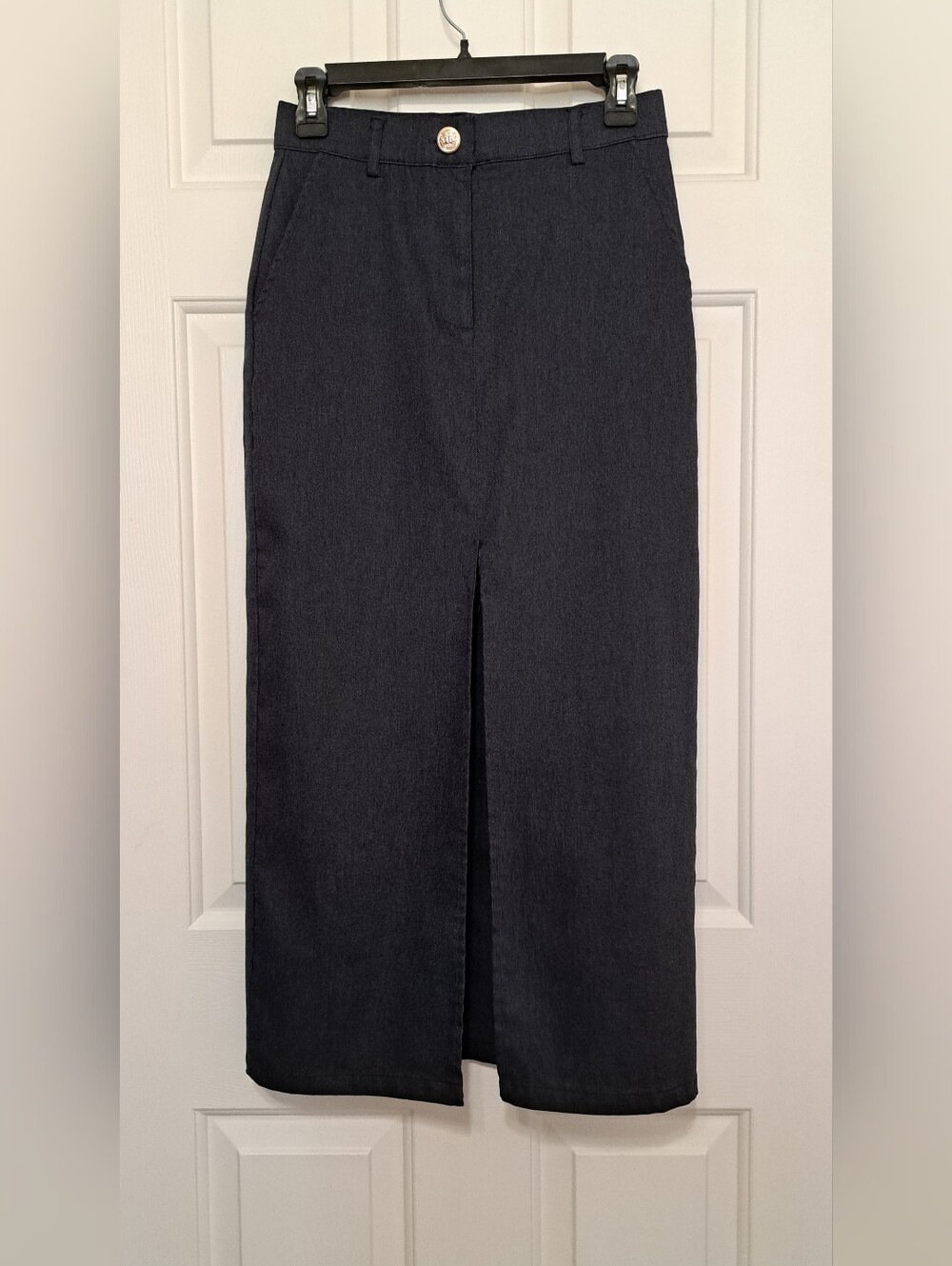 Nicole Miller Dark Blue Maxi Skirt